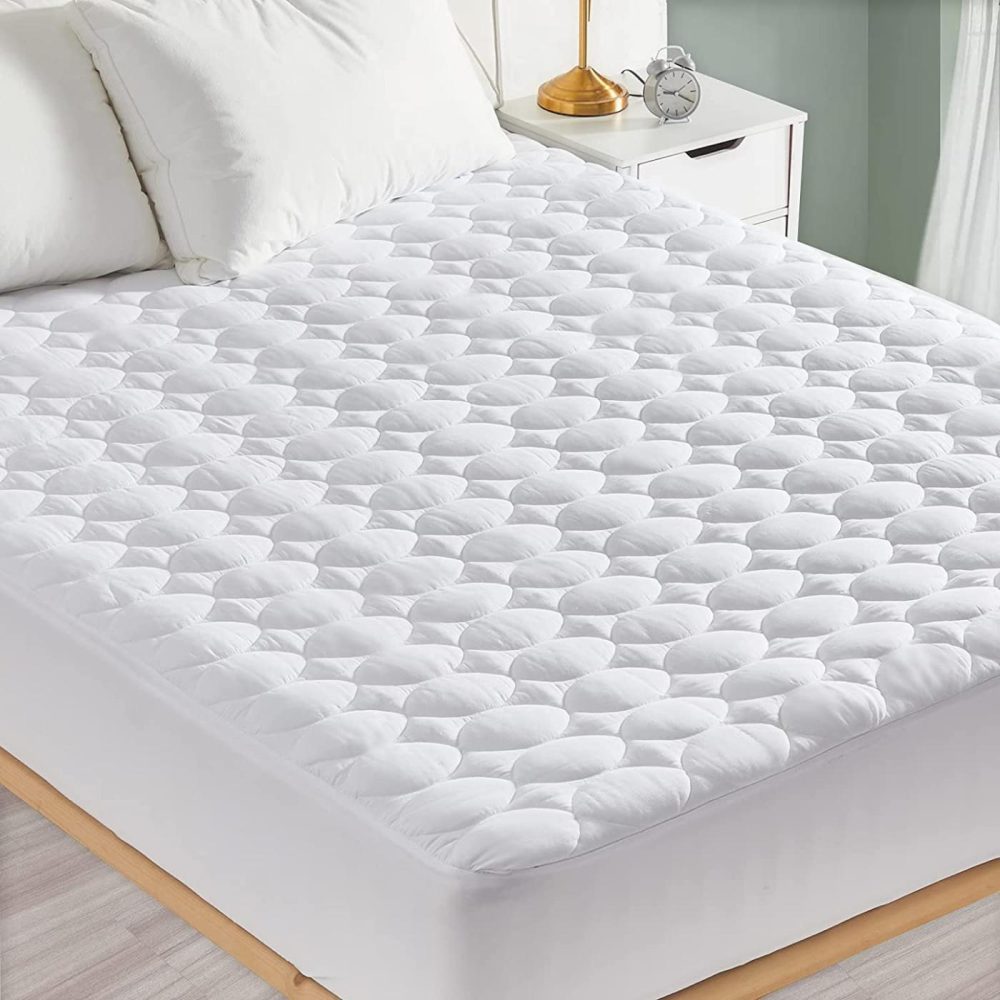 Bedding |  Hyleory King Mattress Pad Cover Stretches Up 8-21" Deep Pocket Ultra Soft Quilted Fitted Cooling Breathable Fluffy Soft Mattress Pad Bedding Bedding