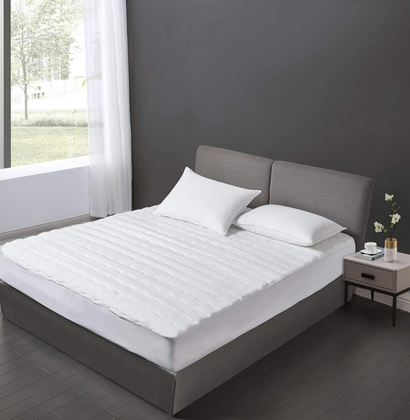 Bedding |  Kathy Ireland Essentials Microfiber Water Proof Full In White Color Mattress Pad Bedding Bedding