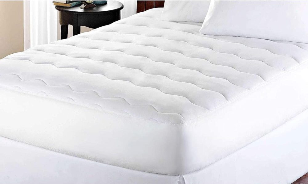 Bedding |  Kathy Ireland Microfiber Waterproof Mattress Pad (Topper) – 18” Stretchable Pocket, King, White Bedding Bedding