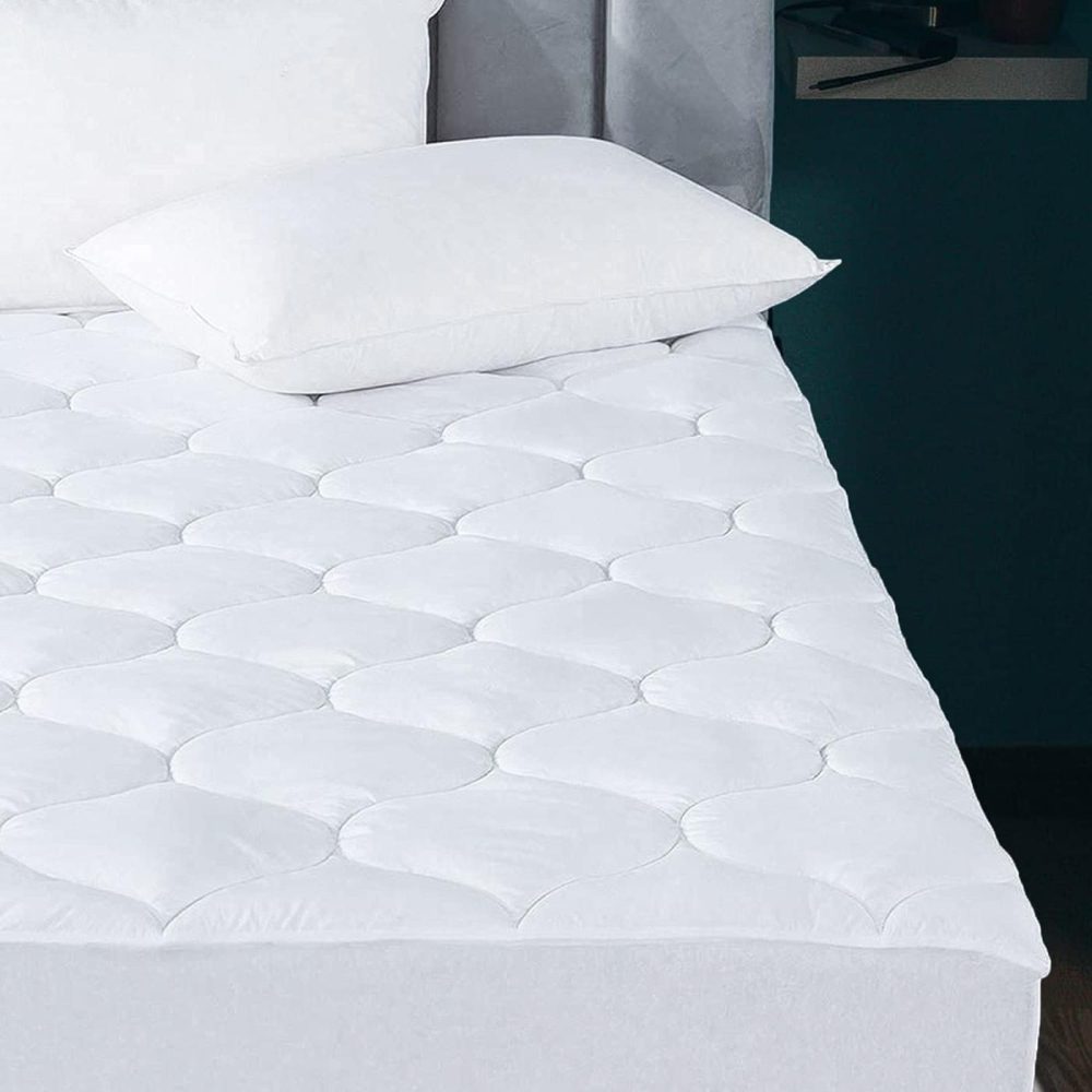 Bedding |  King Size Mattress Pad Pillow Top Mattress Cover 8-21 Deep Pocket Cooling Bed Topper Protector Elastic Fitted Bedding Bedding