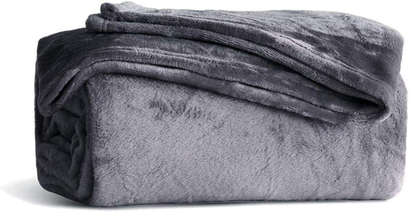 Bedding |  Kmuset Fleece Blanket Throw Size Grey Lightweight Super Soft Cozy Luxury Bed Blanket Microfiber Factory Shop Bedding Bedding