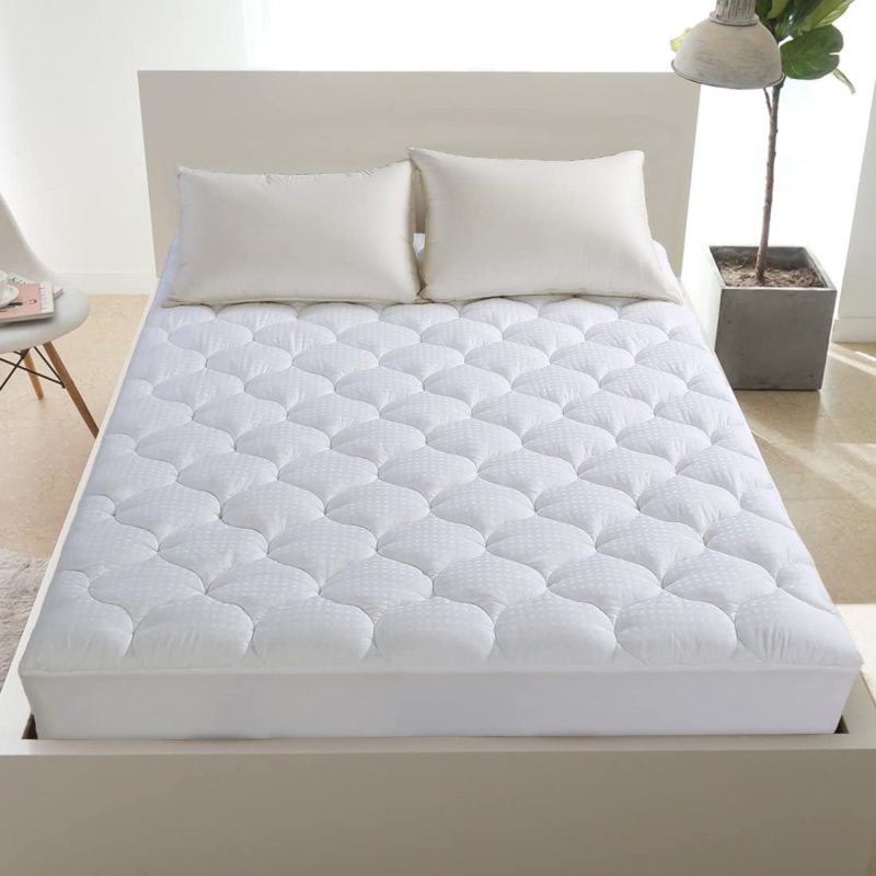 Bedding |  Leisure Town Queen Mattress Pad Cover Cooling Mattress Topper Cotton Top Pillow Top With Snow Down Alternative Fill (8-21 Inch Fitted Deep Pocket) Bedding Bedding