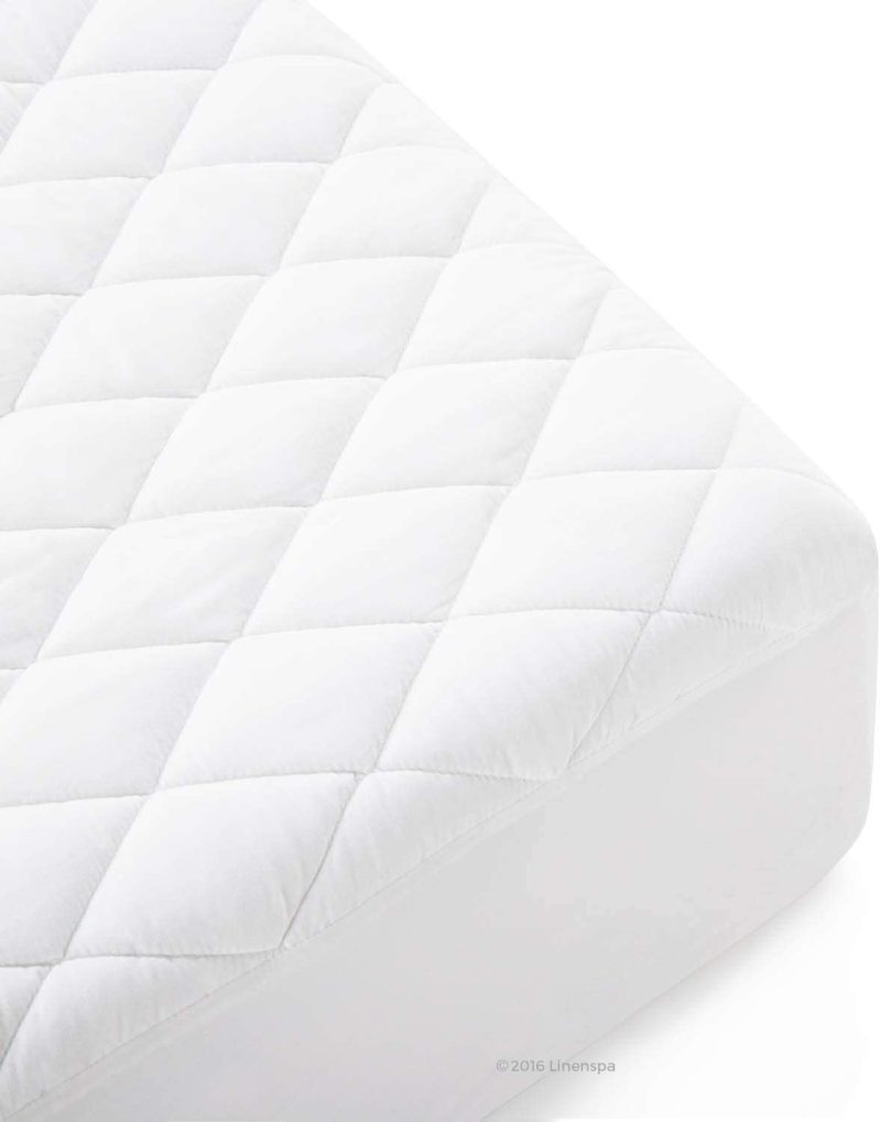 Bedding |  Linenspa Plush Quilted Hypoallergenic Mattress Pad-Breathable Mattress Cover With Deep Pockets Stretches Up To 18 Inches Bedding Bedding