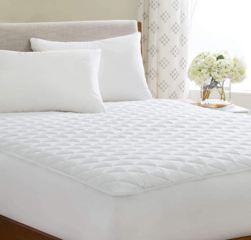 Bedding |  Linenspa Waterproof Quilted Mattress Pad – Hypoallergenic Fill – Deep Pocket Fitted Skirt – Twin Xl Bedding Bedding