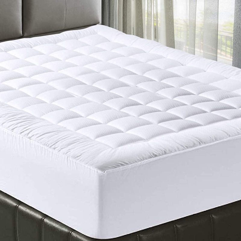 Bedding |  Matbeby Bedding Quilted Fitted Full Xl Mattress Pad Cooling Breathable Fluffy Soft Mattress Pad Stretches Up To 21 Inch Deep, Full Xl Size, White, Mattress Topper Mattress Protector Bedding Bedding