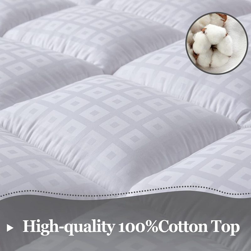 Bedding |  Mattress Pad Cover Twin Xl Size Cooling Mattress Topper Pillow Top Cotton Upper Layer With Polyester Fill Quilted Fitted Mattress Protector 8"-21" Deep Pocket Bedding Bedding