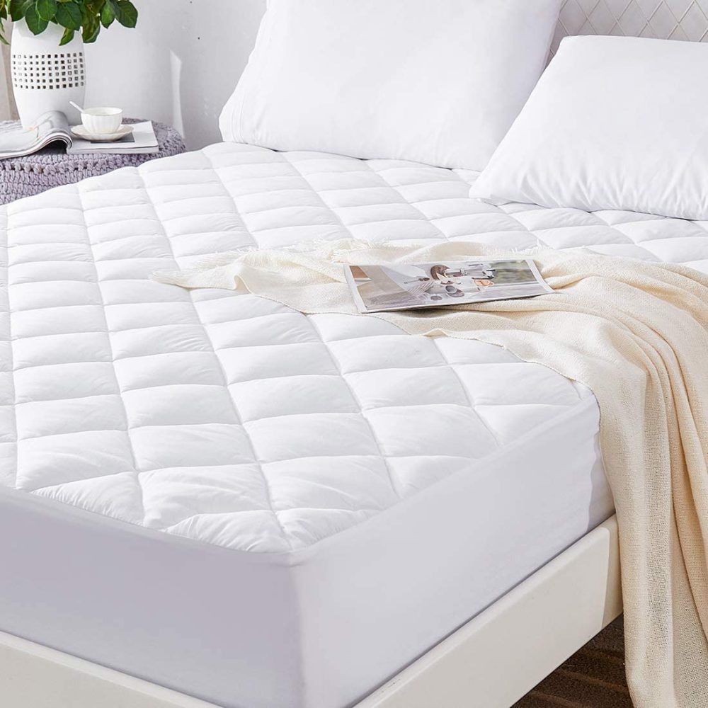 Bedding |  Mattress Pad Cover With 8-21" Deep Pockets, California King Size Ultra Soft Quilted Fitted Mattress Topper, Cooling Breathable Mattress Protector (California King) Bedding Bedding