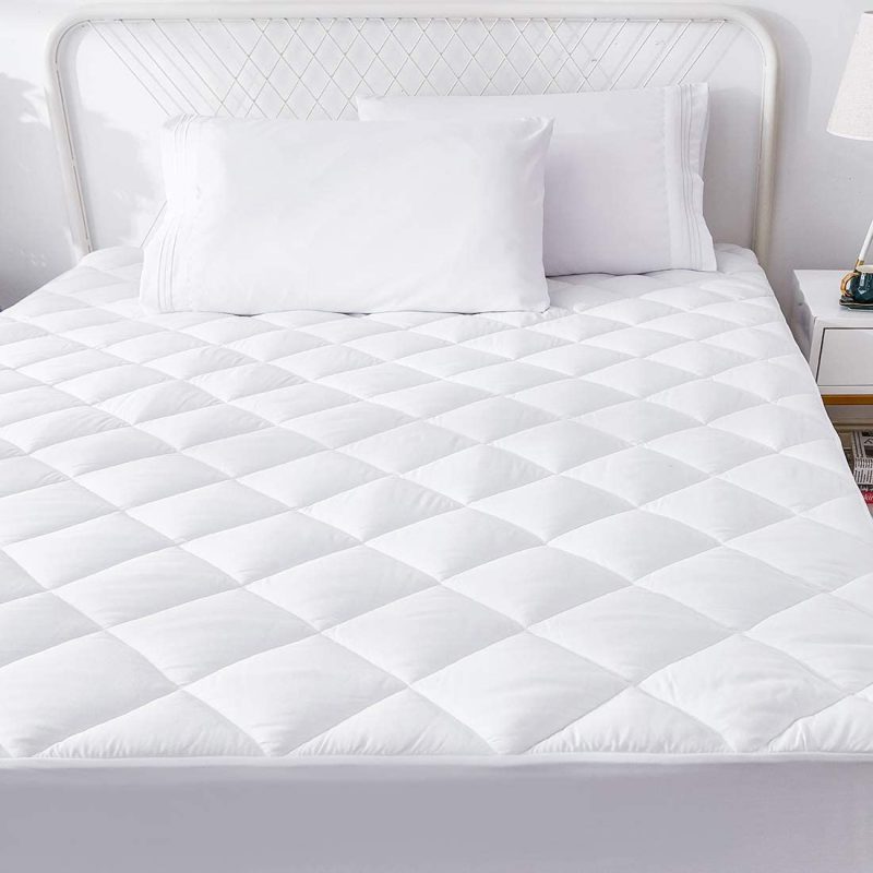 Bedding |  Mattress Pad Cover With 8-21" Deep Pockets, California King Size Ultra Soft Quilted Fitted Mattress Topper, Cooling Breathable Mattress Protector (California King) Bedding Bedding