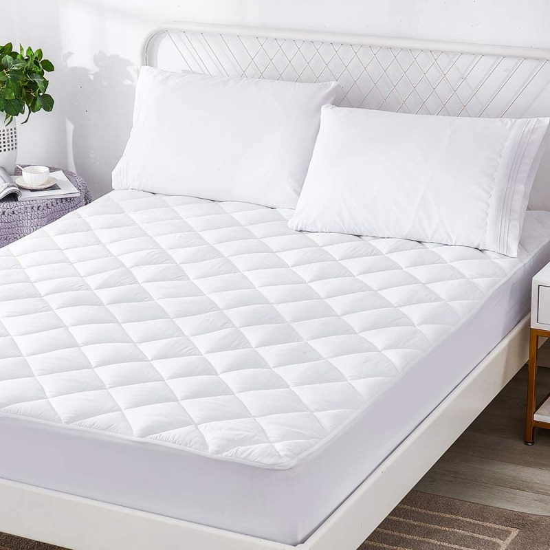 Bedding |  Mattress Pad Cover With 8-21" Deep Pockets, California King Size Ultra Soft Quilted Fitted Mattress Topper, Cooling Breathable Mattress Protector (California King) Bedding Bedding