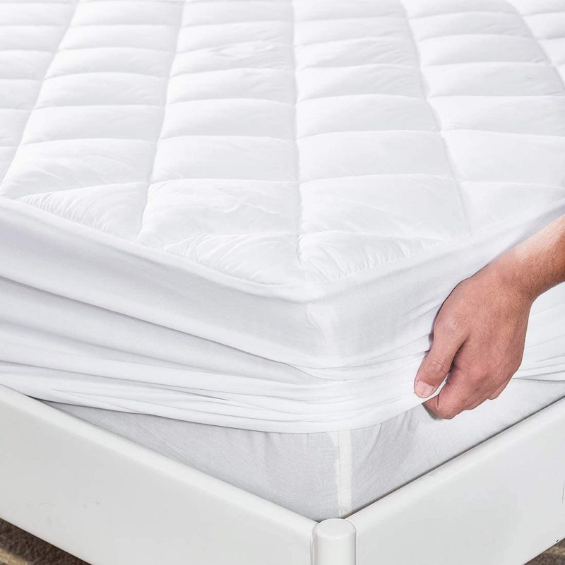 Bedding |  Mattress Pad Cover With 8-21" Deep Pockets, California King Size Ultra Soft Quilted Fitted Mattress Topper, Cooling Breathable Mattress Protector (California King) Bedding Bedding