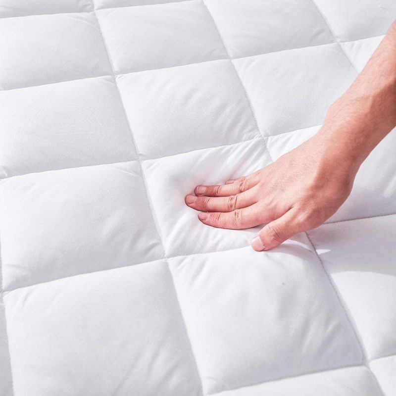 Bedding |  Mattress Pad Cover With 8-21" Deep Pockets, California King Size Ultra Soft Quilted Fitted Mattress Topper, Cooling Breathable Mattress Protector (California King) Bedding Bedding