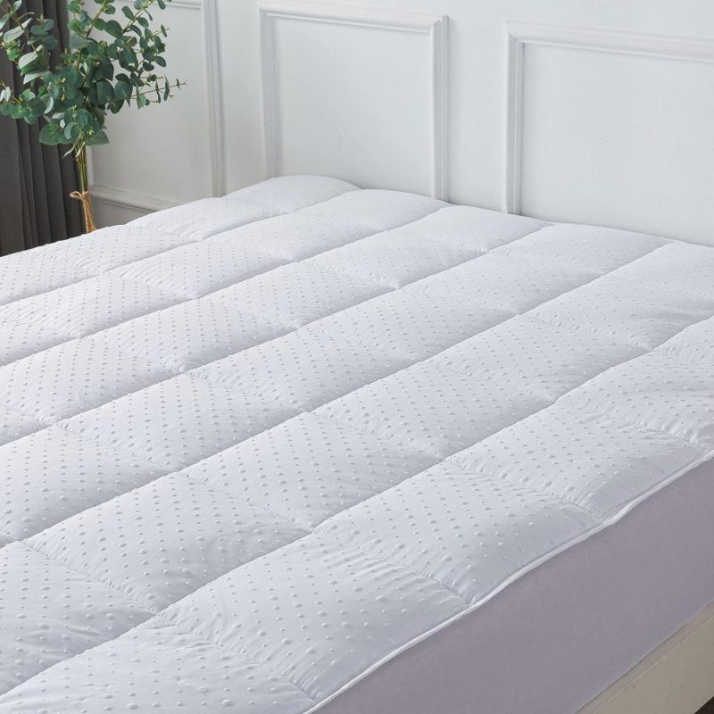 Bedding |  Mattress Pad Pillow Top Mattress Cover Quilted Fitted Mattress Protector 6-24" Deep Pocket Cooling Mattress Topper (Full Size) Bedding Bedding