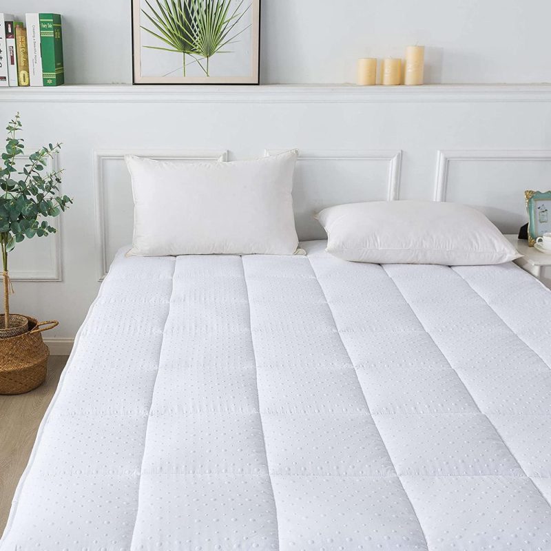 Bedding |  Mattress Pad Pillow Top Mattress Cover Quilted Fitted Mattress Protector 6-24" Deep Pocket Cooling Mattress Topper (Full Size) Bedding Bedding