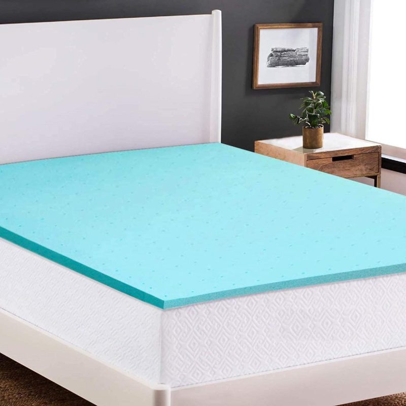 Bedding |  Memory Foam 2 Inch Full Mattress Topper Mattress Pad, Double Size Gel Infused Soft Bed Topper Double Bed Mattress Toppers For Pressure Relieving Bedding Bedding