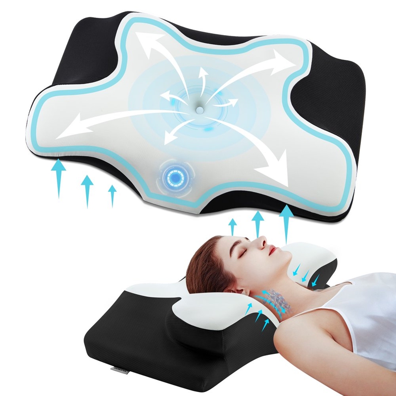 Bedding |  Memory Foam Side Sleeper Pillow For Neck Pain With Breathable Pillowcase Bedding Bedding