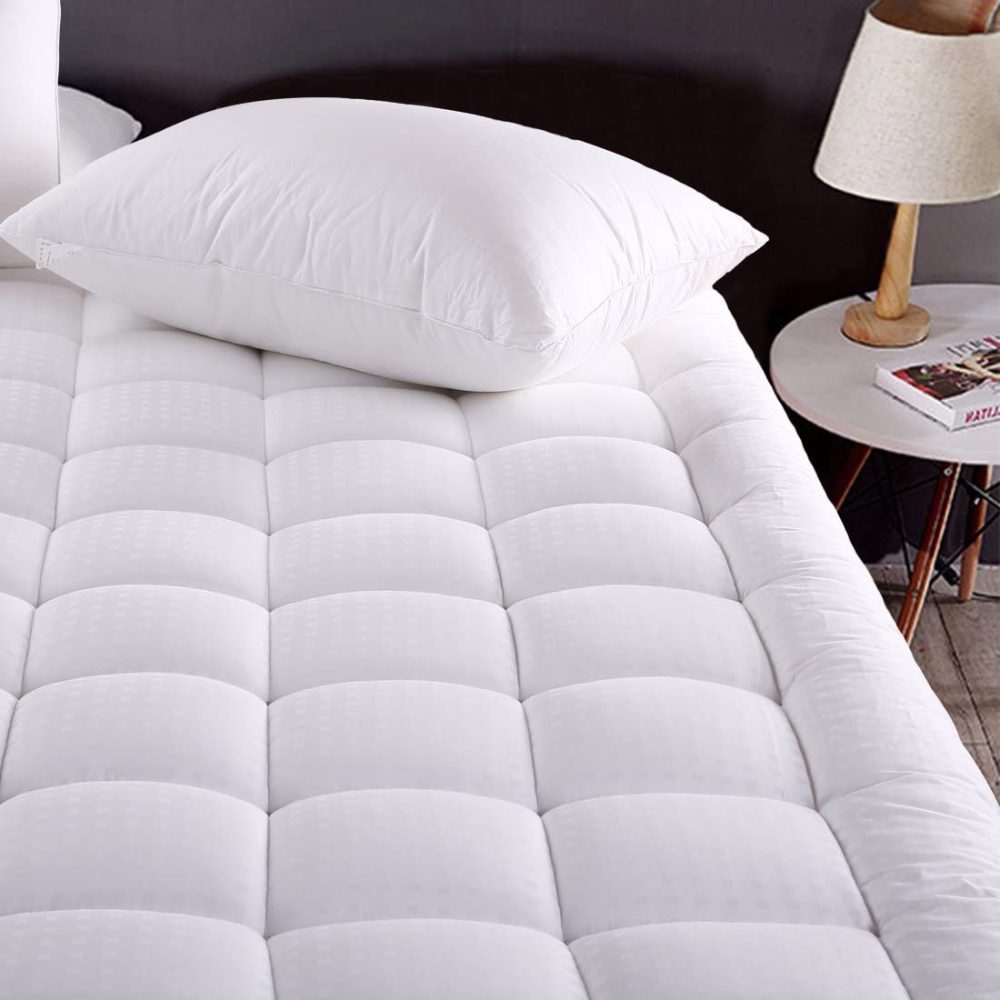 Bedding |  Merous Full Size Mattress Pad Pillow Top Quilted Mattress Cover Mattress Protector Cotton 8-21" Deep Pocket Cooling Mattress Topper Bedding Bedding