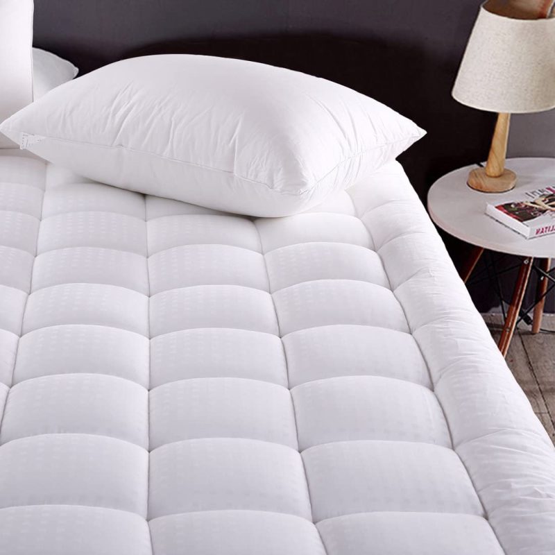 Bedding |  Merous Full Size Mattress Pad Pillow Top Quilted Mattress Cover Mattress Protector Cotton 8-21" Deep Pocket Cooling Mattress Topper Bedding Bedding