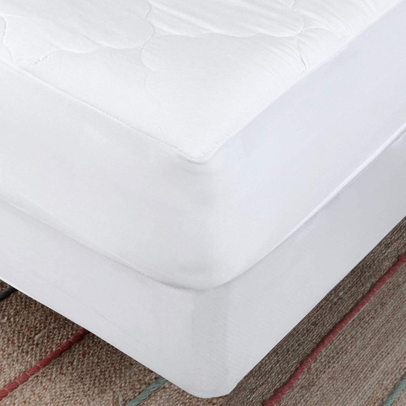 Bedding |  Micropuff Full Extra Long Mattress Pad Cover | Soft Down Alternative Fiber Fill | Fitted Quilted & Only Quality Fabrics Used (Full Xl Size -54"X80") Stretches Up To 15" Bedding Bedding