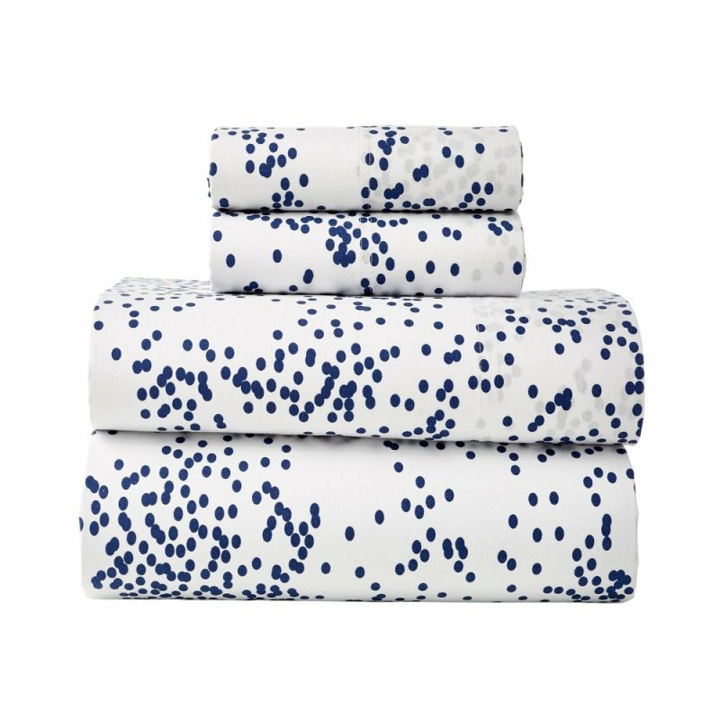 Bedding |  Mini Dots Percale Easy Care Sheet Set, Deep Pocket,4-Pieces Bedding Bedding