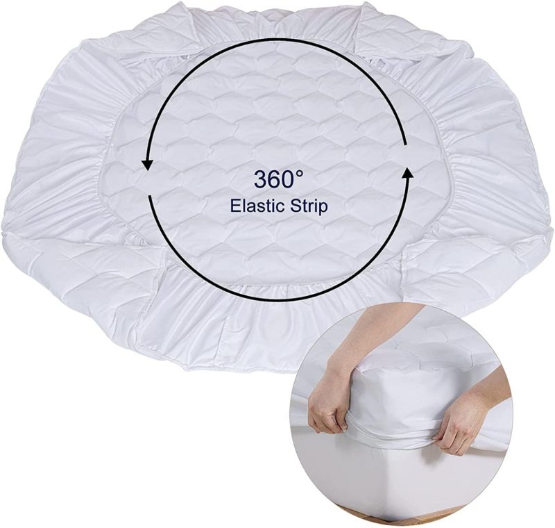 Bedding |  Molblly Full Quilted Fitted Mattress Pad Cooling Fluffy Bed Topper With 18 Inch Deep Pocket Breathable & Noiseless Mattress Protector Soft Cotton Mattress Cover, White (54"X 75") Bedding Bedding