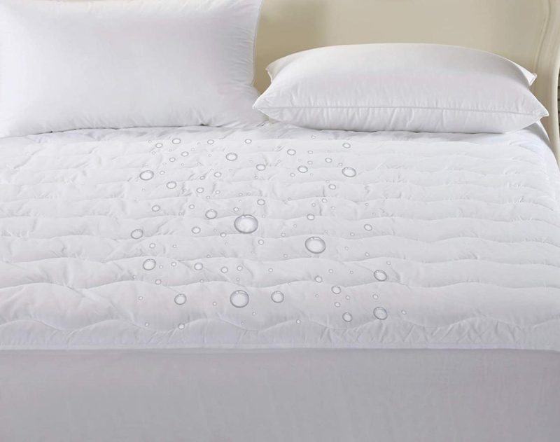 Bedding |  Newpoint Home Newpoint International 200-Thread Count Cotton Waterproof Mattress Pad, Cal King, White, 200 Bedding Bedding