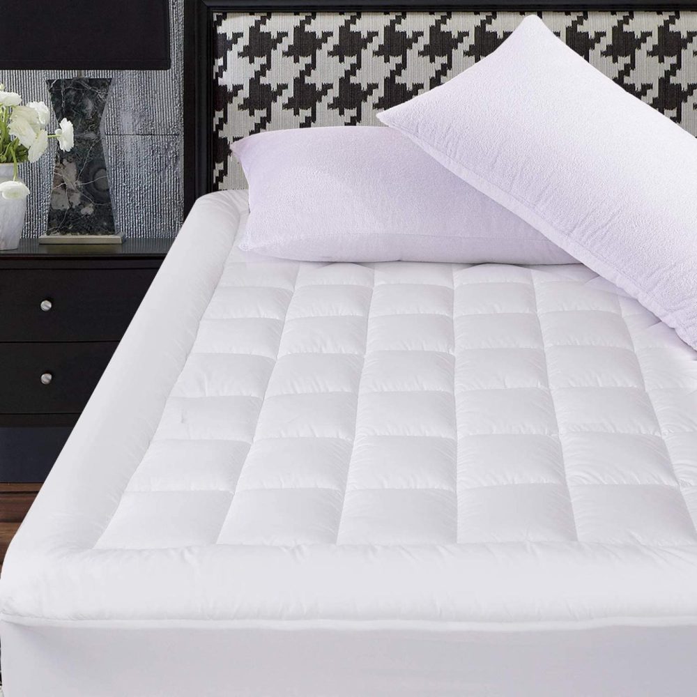 Bedding |  Oboey Queen Size Mattress Pad Cover Breathable Top Pillow Top With Snow Down Alternative Fill Cooling Mattress Topper Quilted (8-21"Fitted Deep Pocket Queen Size) Bedding Bedding