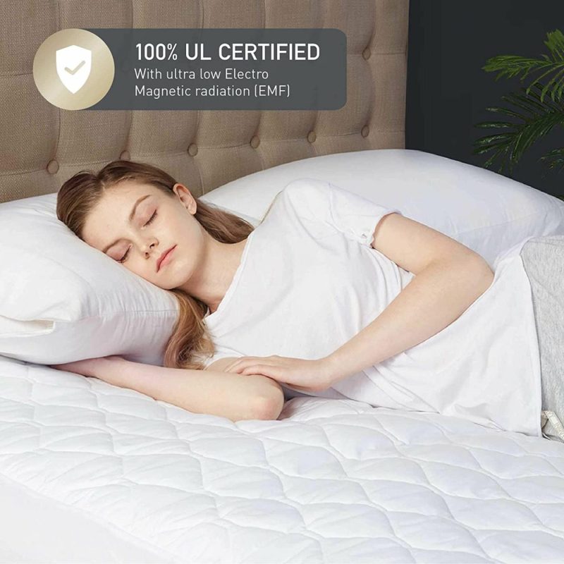 Bedding |  Premium Mattress Heating Pad King Size 78X80 Inch | Quilted Cotton Electrical Mattress Pad With 20 Heat Setting Dual Controller & Auto Shut Off | Relieve Sore Muscles/Joints Bedding Bedding