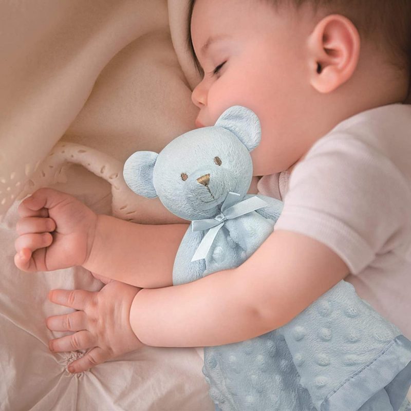 Bedding |  Pro Goleem Teddy Bear Lovey Baby Security Blanket Loveys For Babies Boy Unisex Soft Bedding Bedding