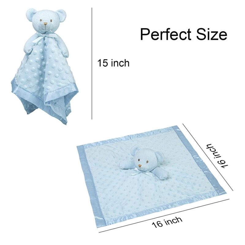 Bedding |  Pro Goleem Teddy Bear Lovey Baby Security Blanket Loveys For Babies Boy Unisex Soft Bedding Bedding