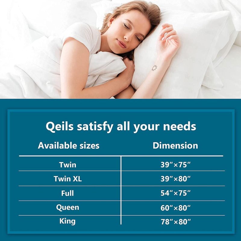 Bedding |  Qeils Queen Mattress Topper, Extra Thick Bamboo Mattress Pad Cover, Soft Cotton Top Bed Cover With Deep Pocket Fits Up To 8-21", Mattress Pad For Queen Size Bed Bedding Bedding