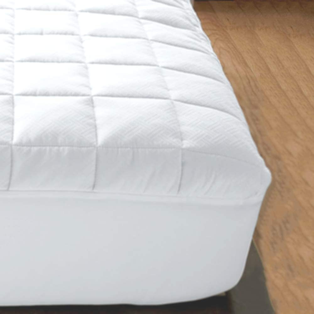 Bedding |  Quilted Fitted Mattress Pad Soft Mattress Topper Padded Cover Stretches (King) Bedding Bedding