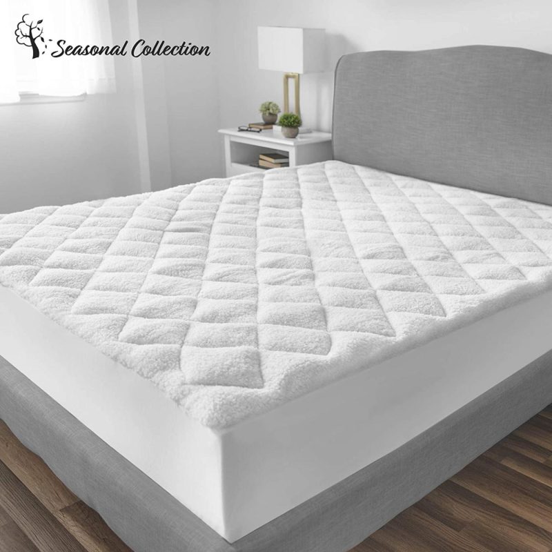 Bedding |  Sensorpedic All Seasons Reversible Mattress Pad, Full, White Bedding Bedding