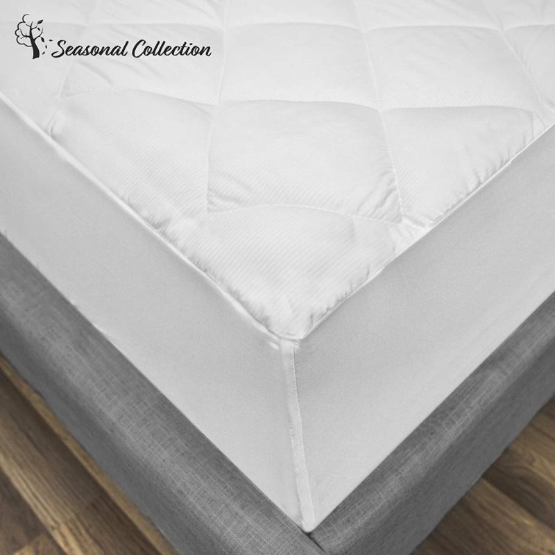 Bedding |  Sensorpedic All Seasons Reversible Mattress Pad, Full, White Bedding Bedding