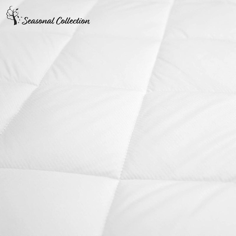 Bedding |  Sensorpedic All Seasons Reversible Mattress Pad, Full, White Bedding Bedding