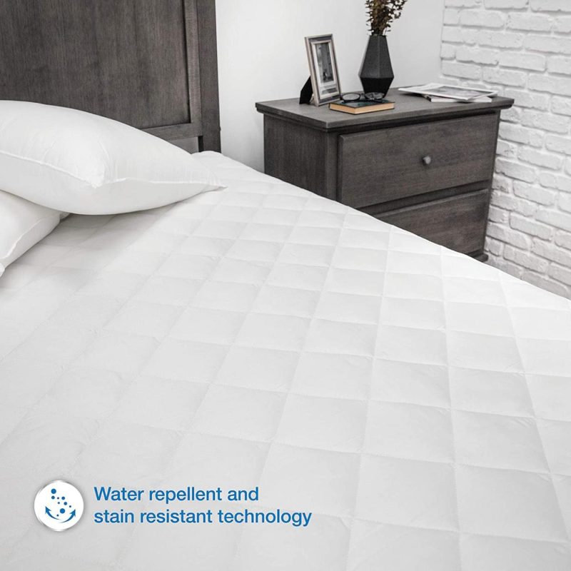 Bedding |  Sensorpedic Coolmax 300 Thread Count Full Mattress Pad, White Bedding Bedding