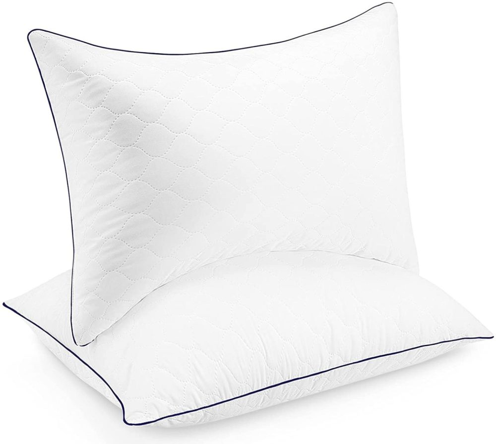 Bedding |  Set Of 2 Gel Hotel Pillows – Bed Pillows For Sleeping Hypoallergenic Pillow For Side And Back Sleeper – Down Alternative Cooling Pillow Bedding Bedding