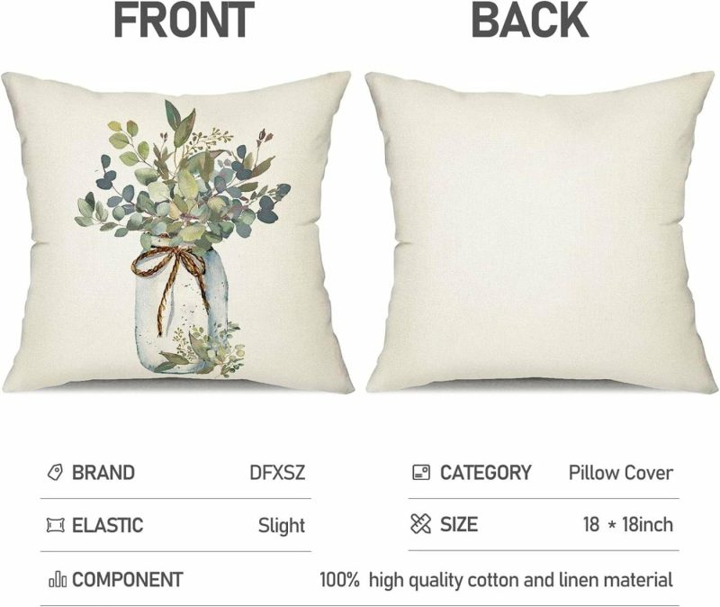 Bedding |  Set Of 4 Farmhouse Pillow Covers Bedding Bedding