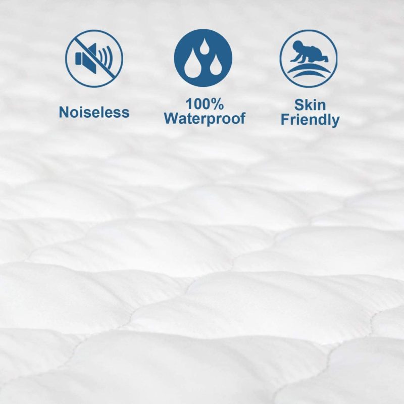 Bedding |  Springspirit Mattress Protector Waterproof Twin Size, Breathable & Noiseless Twin Mattress Pad Cover Quilted Fitted With Deep Pocket Up To 14" Depth Bedding Bedding