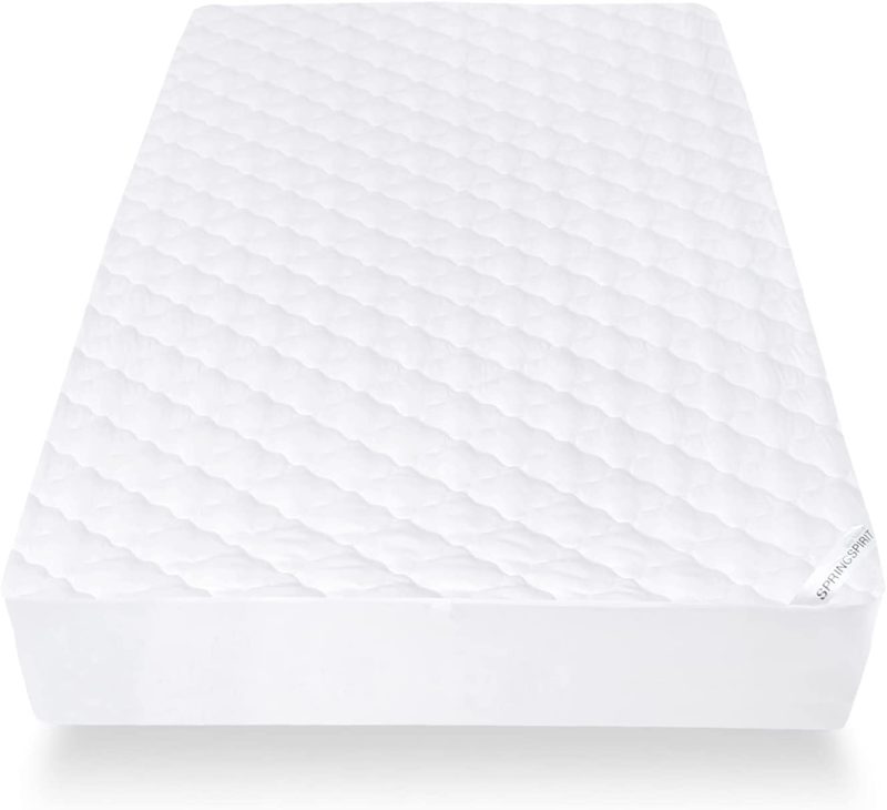 Bedding |  Springspirit Mattress Protector Waterproof Twin Size, Breathable & Noiseless Twin Mattress Pad Cover Quilted Fitted With Deep Pocket Up To 14" Depth Bedding Bedding