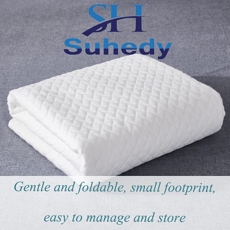 Bedding |  Suhedy Premium Waterproof Mattress Protector，Noiseless Mattress Topper，3D Bamboo Air Fabric Ultra Soft Breathable Mattress Pad Cover，Fitted 8"-21" Deep Pocket，Dust-Proof，Cooling，Durable（Twin） Bedding Bedding