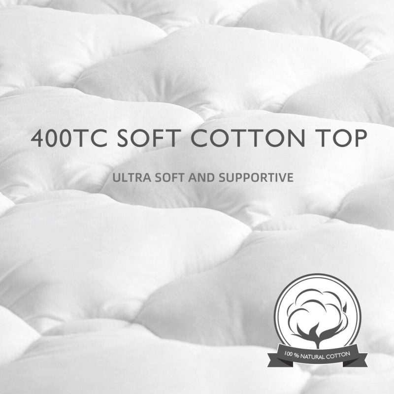 Bedding |  Texartist California King Mattress Pad Cover Cooling Mattress Topper 400 Tc Cotton Pillow Top Mattress Cover Quilted Fitted Mattress Protector With 8-21 Inch Deep Pocket Bedding Bedding