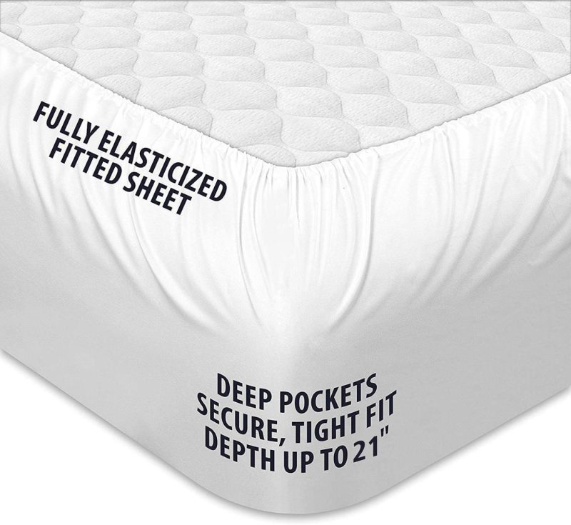 Bedding |  Texartist California King Mattress Pad Cover Cooling Mattress Topper 400 Tc Cotton Pillow Top Mattress Cover Quilted Fitted Mattress Protector With 8-21 Inch Deep Pocket Bedding Bedding