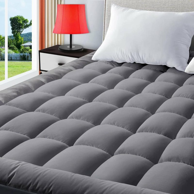 Bedding |  Texartist King Mattress Pad Cooling Quilted Mattress Cover Cotton Pillow Top Mattress Protector Fitted 8-21" Deep Pocket Breathable Soft Mattress Topper Bedding Bedding