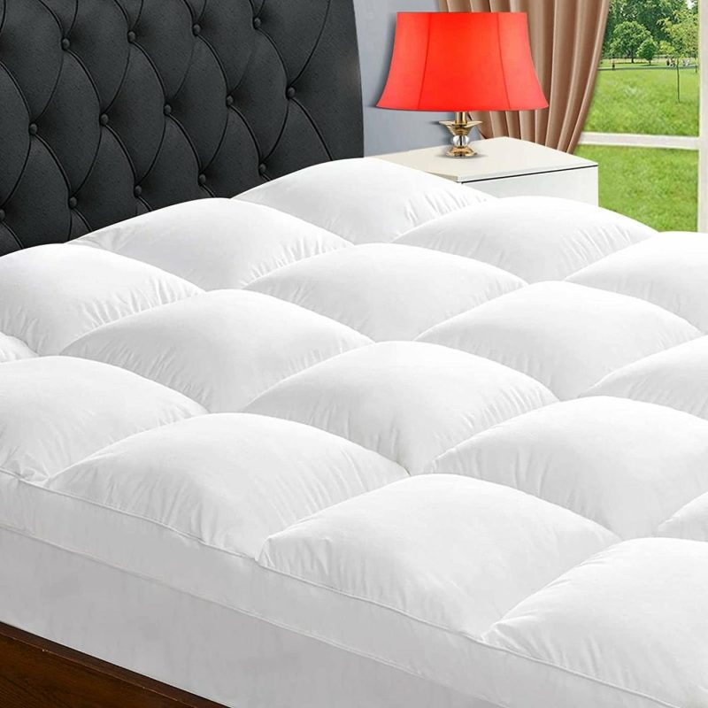 Bedding |  Texartist King Mattress Pad Cooling Quilted Mattress Cover Cotton Pillow Top Mattress Protector Fitted 8-21" Deep Pocket Breathable Soft Mattress Topper Bedding Bedding