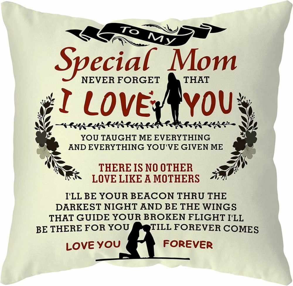 Bedding |  To My Special Mom Pillow Cover 18X18 Inch – Mother’s Day Bedding Bedding