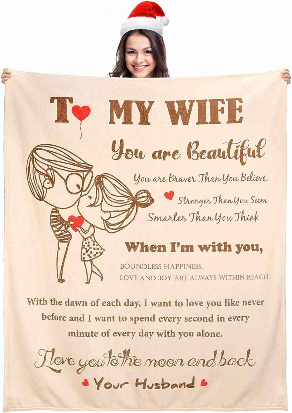 Bedding |  To My Wife Blanket Bedding Bedding