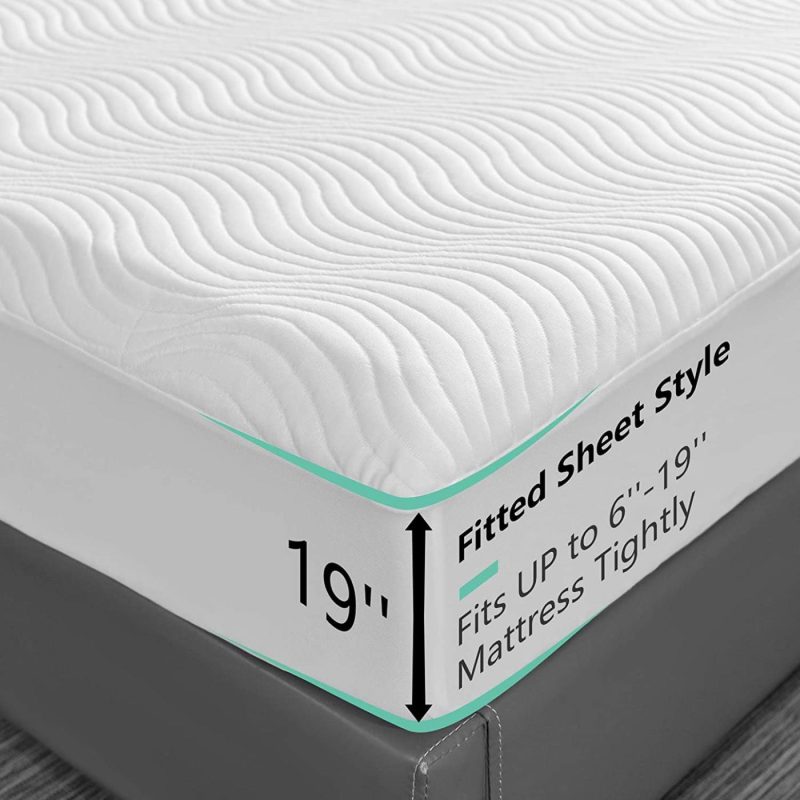 Bedding |  Unilibra 2 Pack Waterproof Twin Size Mattress Pad Quilted, 3D Air Fiber Breathable & Noiseless Mattress Protector, 6”-19” Deep Pocket Mattress Cover,Hollow Cotton Alternative Filling Mattress Topper Bedding Bedding