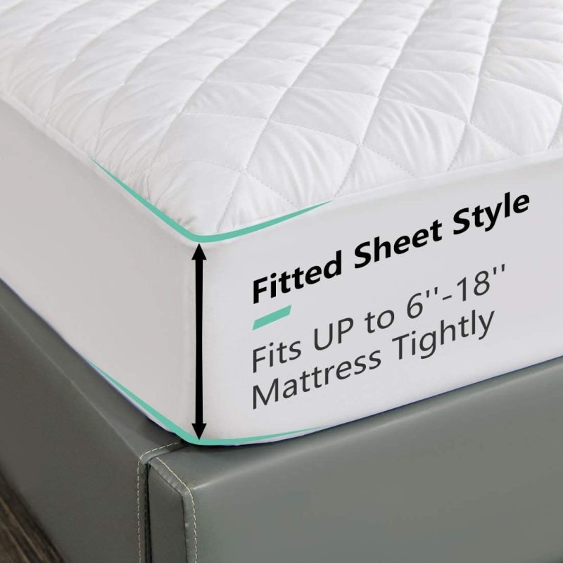 Bedding |  Unilibra Full Size Mattress Pad Deep Pocket, Breathable Quilted Fitted Mattress Protector Stretches Up To 16 Inches, Ultra Soft Filling Mattress Cover For Full Size Bed Bedding Bedding