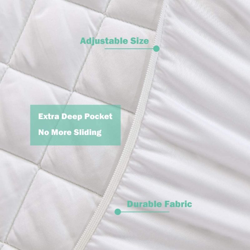 Bedding |  Unilibra Full Size Mattress Pad Deep Pocket, Breathable Quilted Fitted Mattress Protector Stretches Up To 16 Inches, Ultra Soft Filling Mattress Cover For Full Size Bed Bedding Bedding