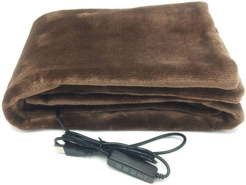 Bedding |  Usb Heated Shawl, Warm Electric Throws Flannel Blanket Heating Cushion Pad Blanket – 3 Speed Regulating Switch 34"X22" Bedding Bedding